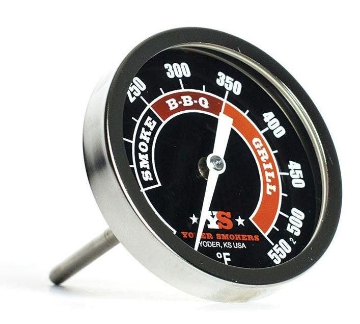 yoder-smokers-tel-tru-door-thermometer-threaded-outdoor-grill-accessories-40052870676757.jpg Yoder Smokers Tel-Tru Door Thermometer, Threaded - Image 1